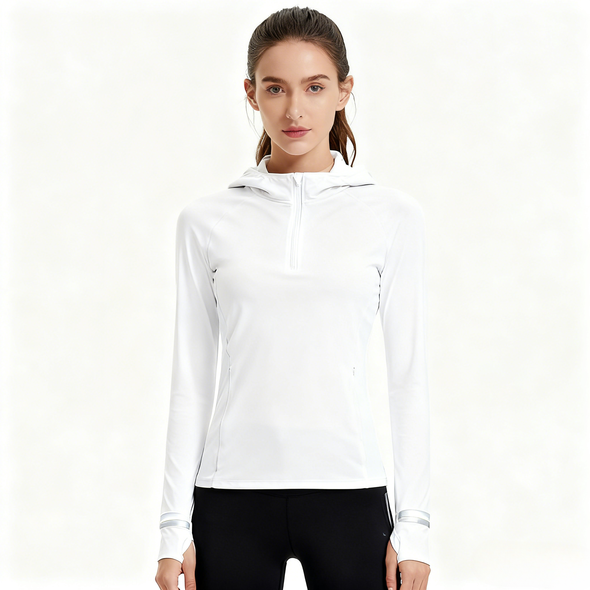 AthleticFit Hooded Training Top