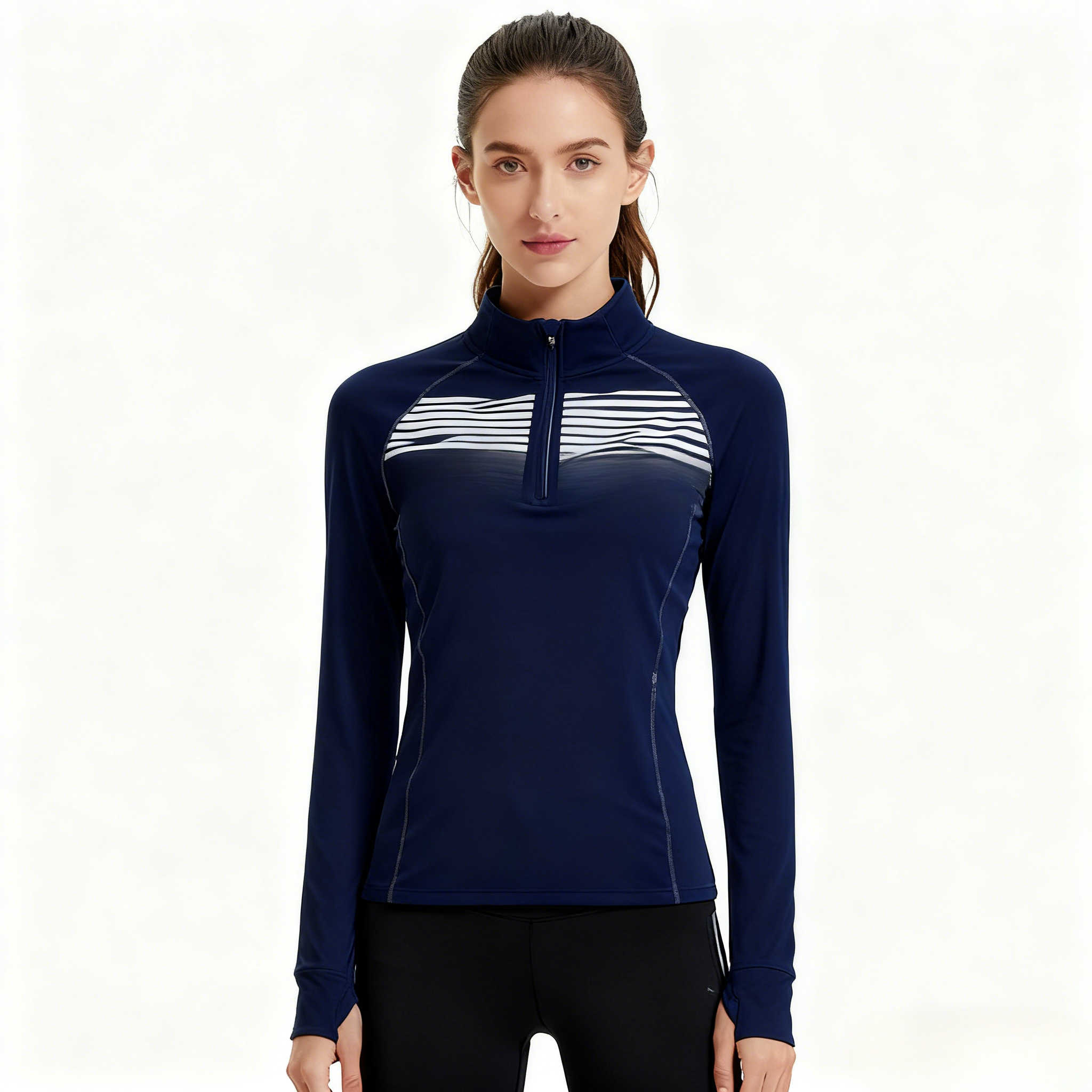 Performance Stripe Half-Zip
